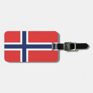 Étiquette À Bagage Drapeau norvégien