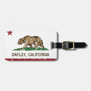 Étiquette À Bagage Drapeau Oakley d'état de la Californie