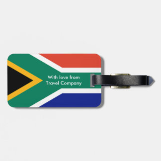 Étiquette À Bagage Drapeau Patriotique Afrique du Sud Bokke