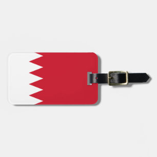 Étiquette À Bagage Drapeau patriotique de Bahreïn