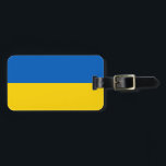 Étiquette À Bagage Drapeau patriotique de l'Ukraine<br><div class="desc">Drapeau patriotique de l'Ukraine.</div>