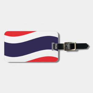 Étiquette À Bagage Drapeau thaïlandais