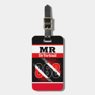 Étiquette À Bagage Drapeau Trinbago Patriotique Abstrait 868 points M