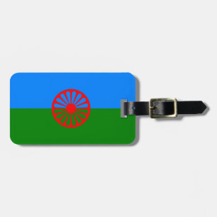 Étiquette À Bagage Drapeau tzigane Romany officiel Bagage Tag
