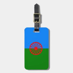 Étiquette À Bagage Drapeau tzigane Romany officiel Bagage Tag