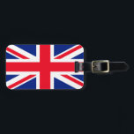 Étiquette À Bagage Drapeau Union Jack du Royaume-Uni<br><div class="desc">Drapeau Union Jack du Royaume-Uni</div>