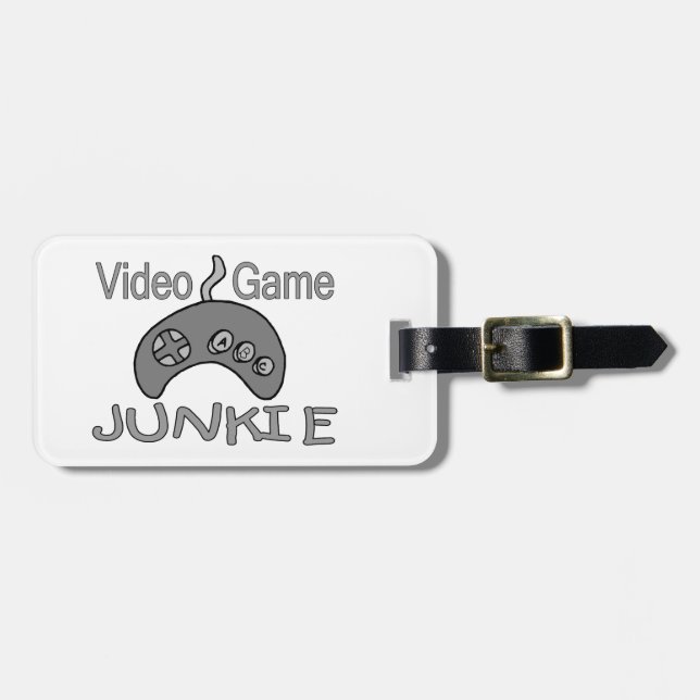 Étiquette À Bagage Drogué de jeu vidéo (Devant horizontal)