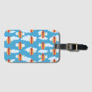 Étiquette À Bagage Drôle Hot Dog Emoji Signification Humour alimentai