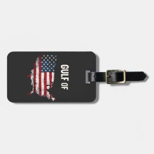Étiquette À Bagage Drôle Trump USA Carte Drapeau