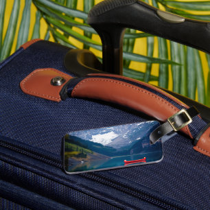 Étiquette À Bagage Eau   Lake Louise Montagnes Rocheuses canadiennes