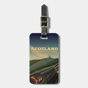 Étiquette À Bagage Ecosse Locomotive Travel Poster