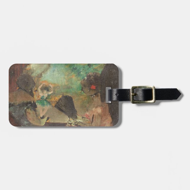 Étiquette À Bagage Edgar Degas | le Loge, c.1883 (Devant horizontal)