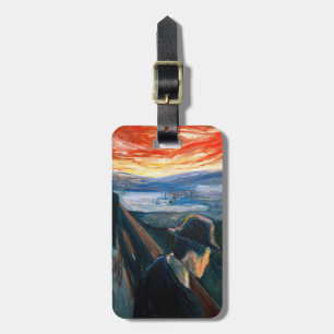 Étiquette À Bagage Edvard Munch - Maladie d'humeur au coucher du sole