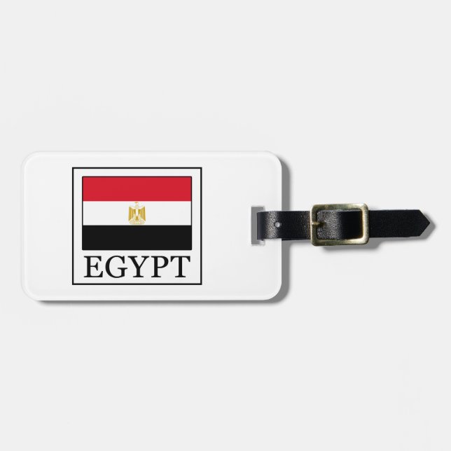 Étiquette À Bagage Égypte (Devant horizontal)