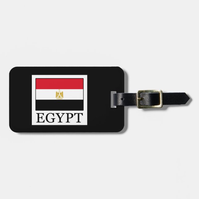 Étiquette À Bagage Égypte (Devant horizontal)