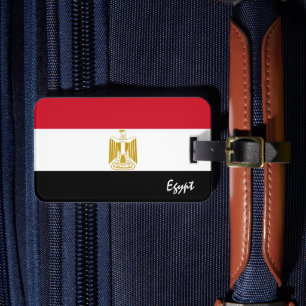 Étiquette À Bagage Egypte Drapeau égyptien, Drapeau égyptien patrioti