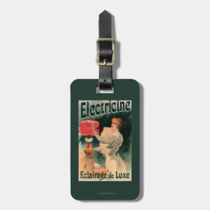 Étiquette À Bagage Electricine PosterFrance promotionnel