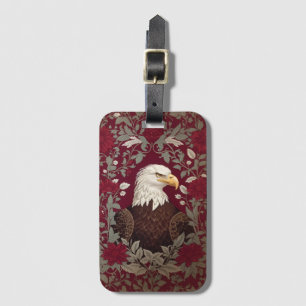 Étiquette À Bagage Elégant Aigle Bald William Morris Inspiré Floral