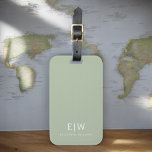 Étiquette À Bagage Élégant professionnel simple Monogramme minimalist<br><div class="desc">Découvrez notre Elegant Professional Simple Monogram Minimalist Collection : Elevez votre style avec une sophistication intemporelle et une élégance sobre. Réalisée avec une attention minutieuse aux détails, cette collection présente des designs minimalistes ornés de votre monogramme personnalisé. Chaque pièce respire le professionnalisme et le raffinement, parfait pour faire une impression...</div>
