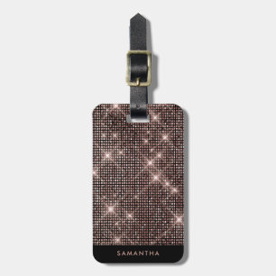 Étiquette À Bagage Élégant style personnalisé