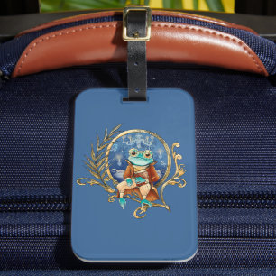 Étiquette À Bagage Élégante grenouille victorienne