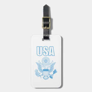Étiquette À Bagage emblème national des États-Unis