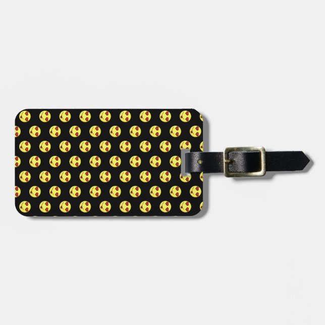 Étiquette À Bagage emoji de drague (Devant horizontal)