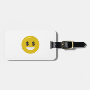 Étiquette À Bagage emoji oeil argent