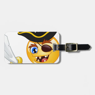 Étiquette À Bagage emoji pirate