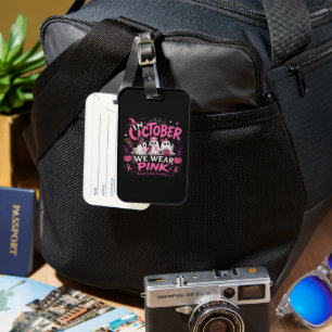 Étiquette À Bagage en octobre nous portons du rose pour la sensibilis