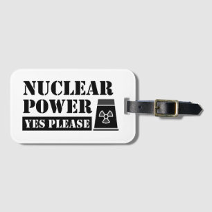 Étiquette À Bagage Énergie nucléaire Oui Veuillez faire une déclarati