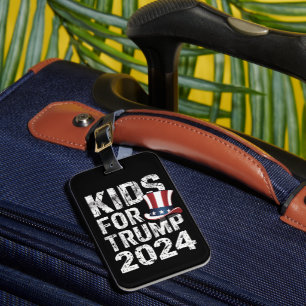 Étiquette À Bagage Enfants pour Trump Élections USA 2024