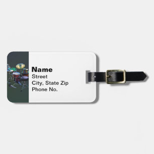 Étiquette À Bagage Ensemble à tambour