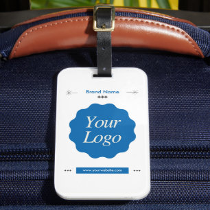 Étiquette À Bagage Entreprise de marque personnalisée   Logo moderne
