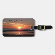 Entrer dans l'étiquette de sac de valise de