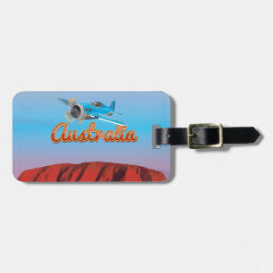 Étiquette À Bagage Envolez-vous pour l'Australie