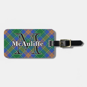 Étiquette À Bagage Epic Irlande Clan MacAuliffe McAuliffe Tartan