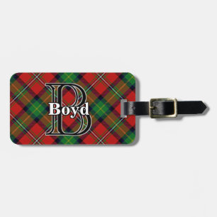 Étiquette À Bagage Epic Scotland Clan Boyd Tartan