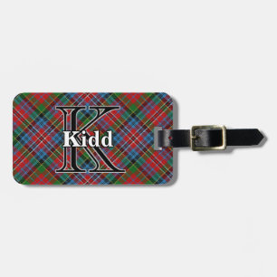 Étiquette À Bagage Epic Scotland Clan Kidd Tartan