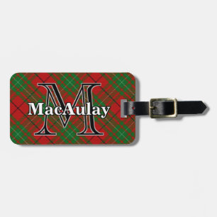 Étiquette À Bagage Epic Scotland Clan MacAulay Tartan