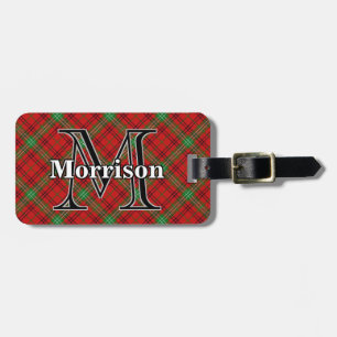 Étiquette À Bagage Epic Scotland Clan Morrison Tartan
