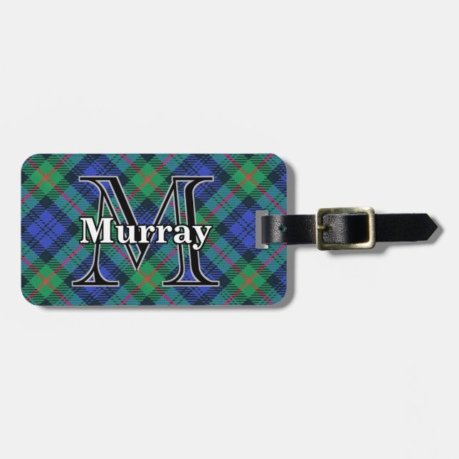 Étiquette À Bagage Epic Scotland Clan Murray Tartan (Devant horizontal)