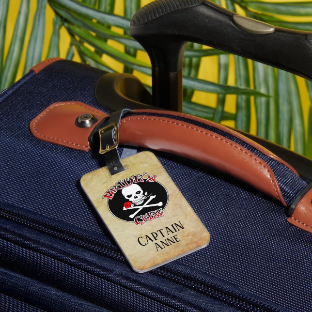 Étiquette À Bagage Équipage de mariée personnalisée (Insitu Rectoal 1)