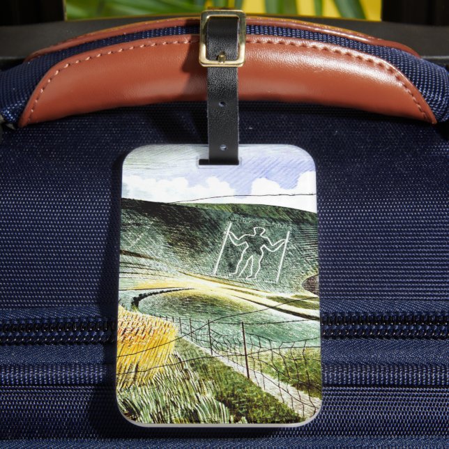 Étiquette À Bagage Eric Ravilious - The Wilmington Giant, (Insitu Rectoal 2)