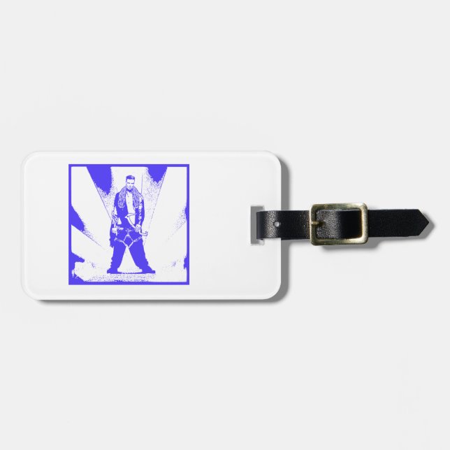 Étiquette À Bagage Escalade de glace bébé (Devant horizontal)