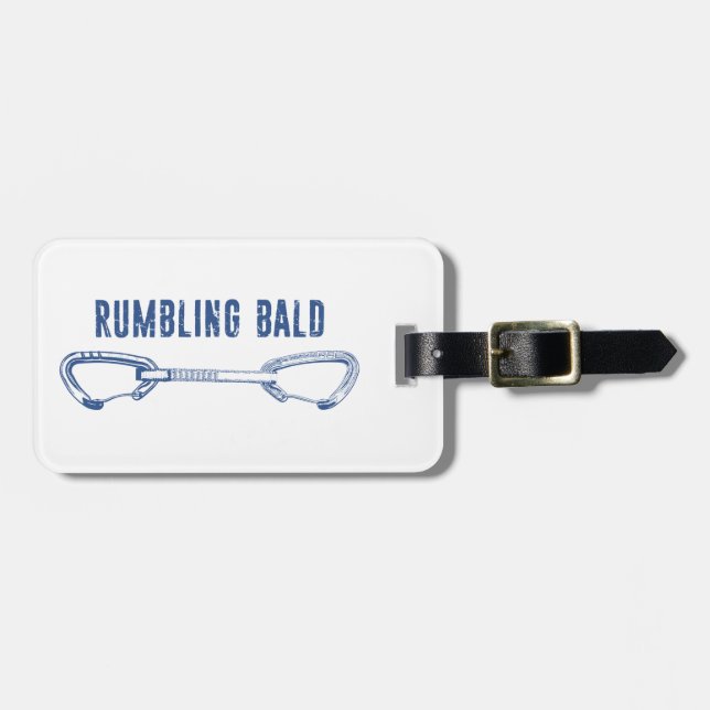 Étiquette À Bagage Escalade d'oreille en ruines (Devant horizontal)