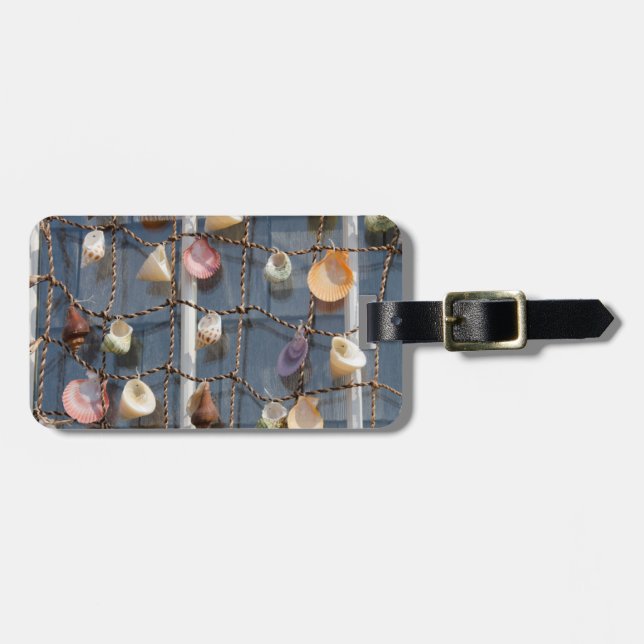 Étiquette À Bagage États-Unis, Massachusetts, Martha's Vineyard, Aqui (Devant horizontal)