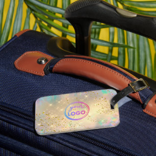 Étiquette À Bagage étincelle simulée