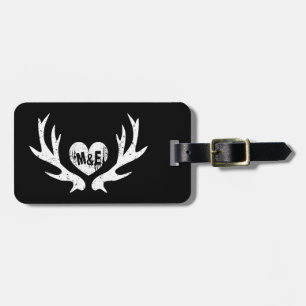 Étiquette À Bagage Étiquette chic de bagage de voyage d'andouiller de