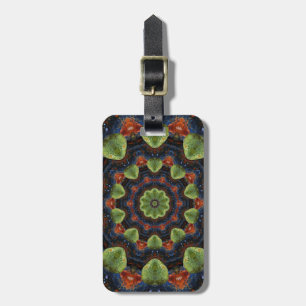 Étiquette À Bagage Étiquette colorée de bagage de kaléidoscope de